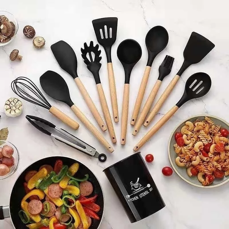 Kitchen Set Premium — embalagem aberta com as 12 peças
